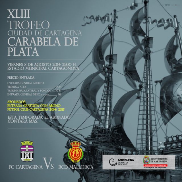 El Cartagena y el Mallorca se disputan la Carabela de Plata - 1, Foto 1
