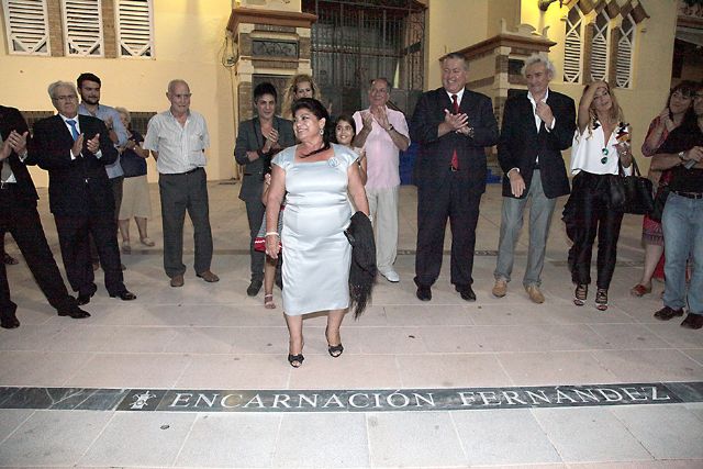 Encarnación Fernández ya tiene su lámpara en la Avenida del Flamenco - 2, Foto 2