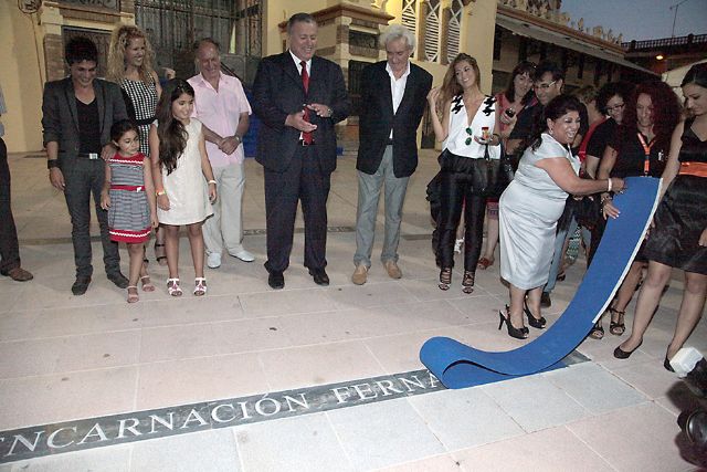Encarnación Fernández ya tiene su lámpara en la Avenida del Flamenco - 3, Foto 3