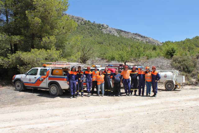 Un operativo conjunto de Bullas, Mula y Caravaca de la Cruz ponen al día sus habilidades para la extinción de incendios - 1, Foto 1