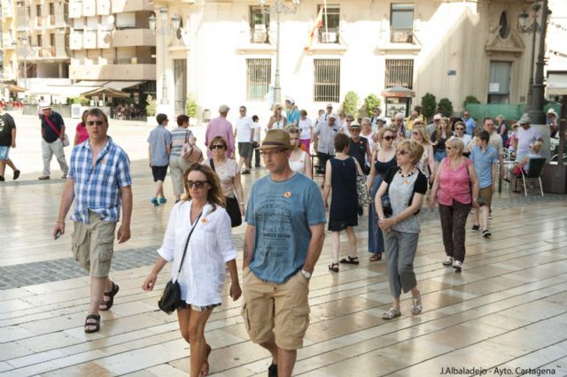 Más de 3 mil cruceristas llenan el casco antiguo de Cartagena - 1, Foto 1