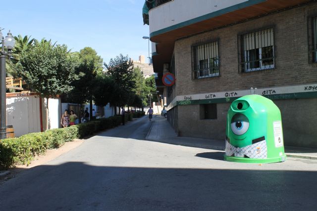 Los contenedores de vidrio de Jumilla se visten de faena para concienciar sobre la importancia del reciclaje - 5, Foto 5