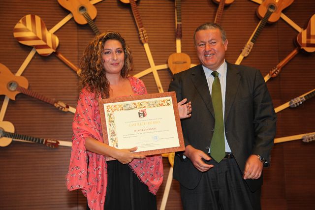 Estrella Morente recibe, entre lágrimas de emoción, su Castillete de Oro - 1, Foto 1