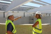 La directora general de Investigacin visita las obras de la primera planta en tierra del Mediterrneo para la reproduccin en cautividad del atn rojo