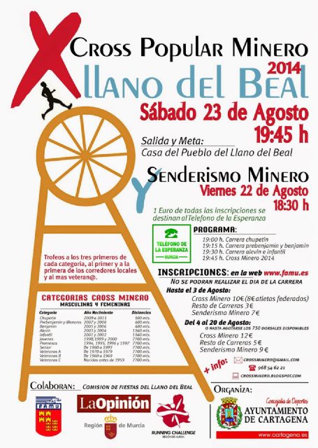 El Llano se vuelca con su décimo Cross Minero y su segunda Ruta Senderista - 1, Foto 1