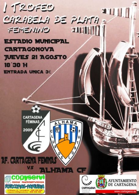 Cartagena Fminas disputar con el Alhama FC la primera Carabela de Plata para mujeres, Foto 4