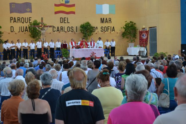 Multitudinaria misa en honor al Cristo del Mar Menor - 1, Foto 1