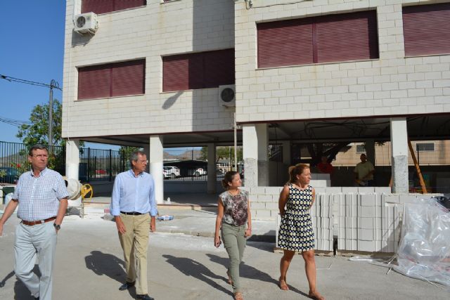 La Consejería de Educación construye una nueva biblioteca para el colegio público Villaespesa de la pedanía lorquina de Tercia - 1, Foto 1