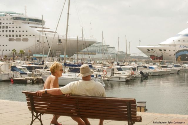 Récord de cruceristas en un solo día en Cartagena - 1, Foto 1
