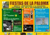 Este prximo fin de semana son las fiestas de la Virgen de la Paloma 2014