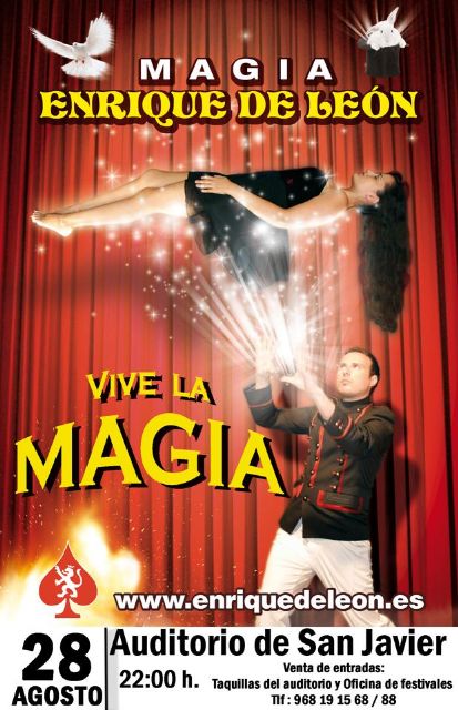 El auditorio del Parque Almansa acoge mañana el estreno del espectáculo Vive la Magia de Enrique de León - 1, Foto 1