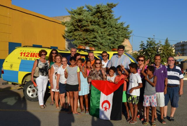 Los niños saharauis del programa ´Vacaciones en paz´ comparten una jornada de convivencia en Protección Civil de Águilas - 1, Foto 1