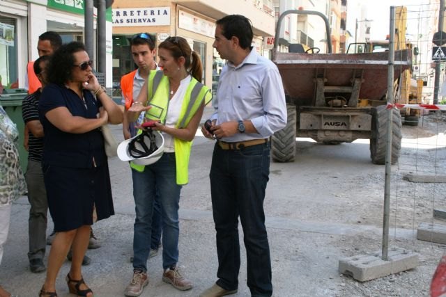 Las obras de remodelación del barrio de San José en Lorca avanzan a buen ritmo - 1, Foto 1