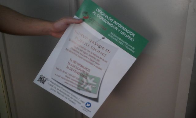 CONSUMUR pone en marcha una campaña informativa dirigida a los consumidores y usuarios de las pedanías murcianas de Cabezo de Torres y Puente Tocinos - 1, Foto 1