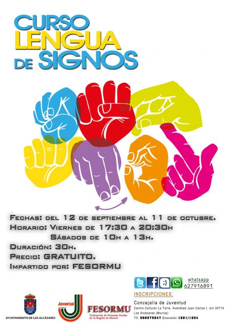 La Concejalía de Juventud impartirá un curso de Lengua de signos - 1, Foto 1