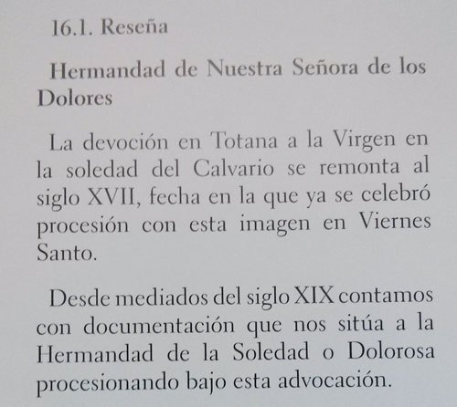 Acusan a la nueva Asociación Cortejo de la Soledad de Nuestra Señora de apropiación indebida de la personalidad e historia de la Hdad. de la Dolorosa, Foto 2