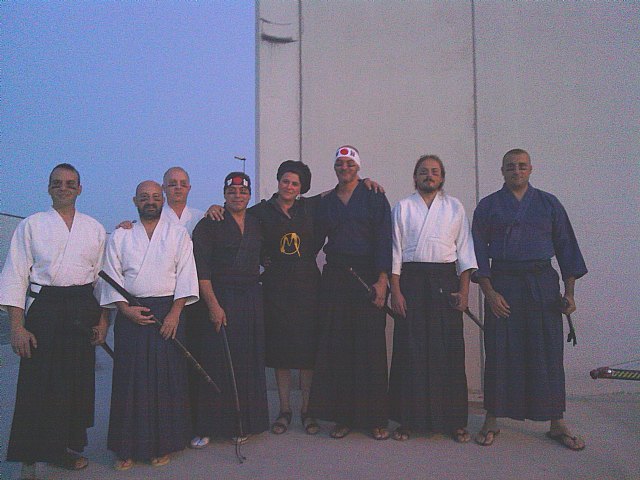 Miembros del Club Aikido Totana participan en el rodaje de las Aventuras de Moriana, Foto 1