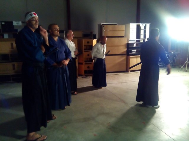 Miembros del Club Aikido Totana participan en el rodaje de las Aventuras de Moriana - 1