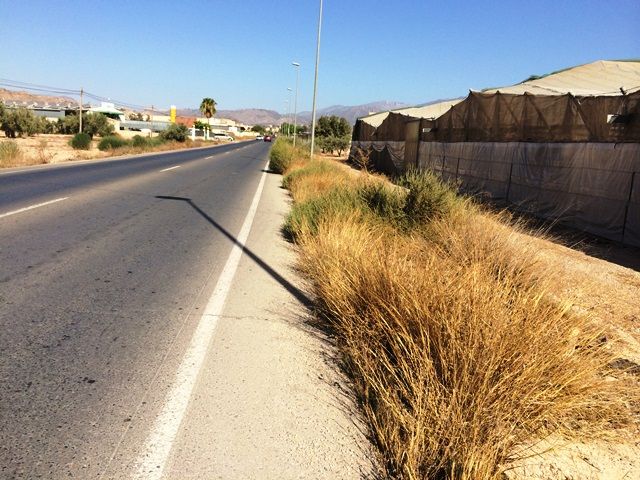 Denuncian que la carretera comarcal Totana-Mazarrón es una vía secundaria de las más peligrosas