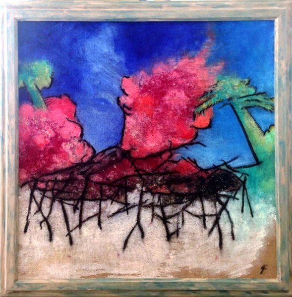 Valorada en más de trenta y seis mil euros, el pintor murciano Gabarrón, cede una de sus obras a los templarios de Jumilla - 1, Foto 1