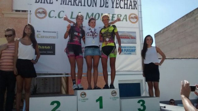 La corredora de la A. D. Peña Las Nueve Subcampeona del Campeonato Regional de Bike Maratón de la Región de Murcia, Foto 1