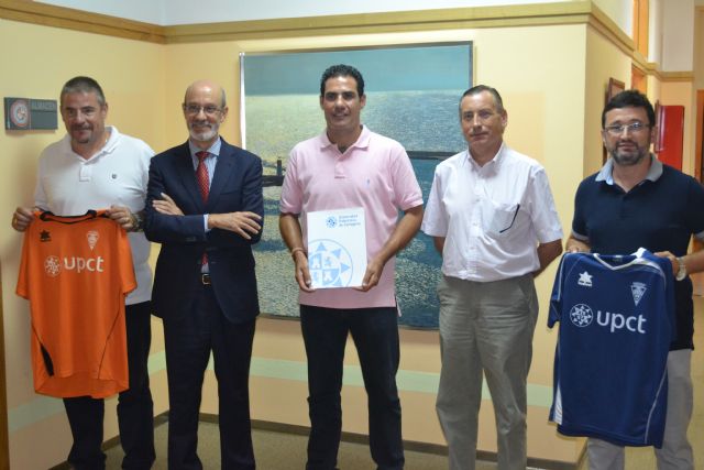 Acuerdo de colaboración deportiva entre la UPCT y Ciudad Jardín Escuela de Fútbol - 1, Foto 1