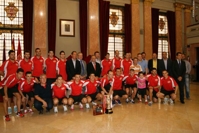 El Alcalde de Murcia recibe a la plantilla de ElPozo Murcia y destaca su esfuerzo y sacrificio - 4, Foto 4