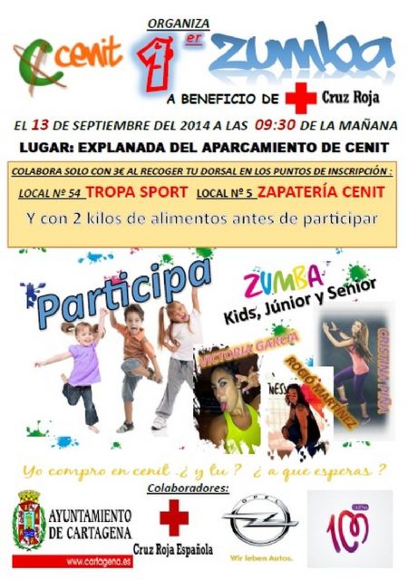 Clases de zumba solidaria en el Cénit - 1, Foto 1