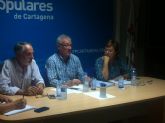 Valcárcel dice en Cartagena que ahora es el momento de hablar de ideas no de personas