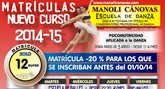 La Escuela de Danza 'Manoli Cnovas' inaugura nuevas instalaciones y ampla sus actividades de cara al nuevo curso