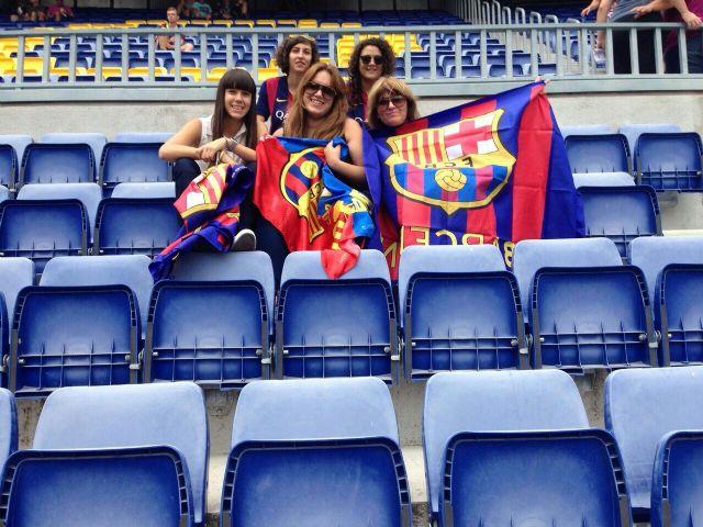 Casi 30 peñistas y aficionados viajan a Barcelona al partido FC Barcelona - Ath. Bilbao, Foto 3