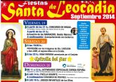 Las fiestas de Santa Leocadia comienzan este viernes 19 de septiembre