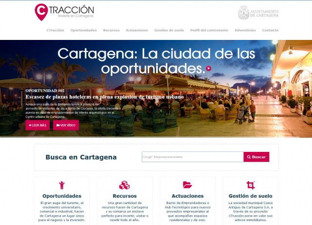 Ctracción se lanza a la red presentando a Cartagena como la Ciudad de las Oportunidades - 1, Foto 1