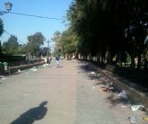 El Grupo Socialista considera insuficiente la limpieza en el entorno del Jard�n Malec�n durante la Feria de Septiembre