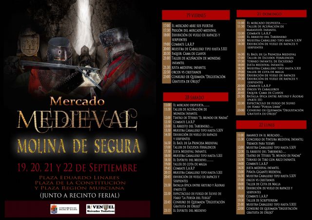 El Mercado Medieval de Molina de Segura se celebra del 19 al 22 de septiembre, coincidiendo con las Fiestas Patronales - 1, Foto 1
