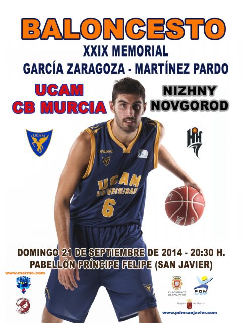 El UCAM Murcia CB, contra Nizhny Novgorod, gratis en San Javier - 1, Foto 1