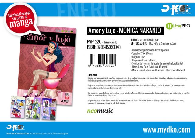 El manga oficial de Mónica Naranjo acompañará a la artista en su concierto del sábado en Lorca - 2, Foto 2