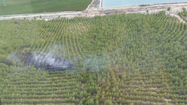 Incendio forestal en la Sierra del Puerto en Calasparra, cerca de la Cueva del Puerto - 1, Foto 1