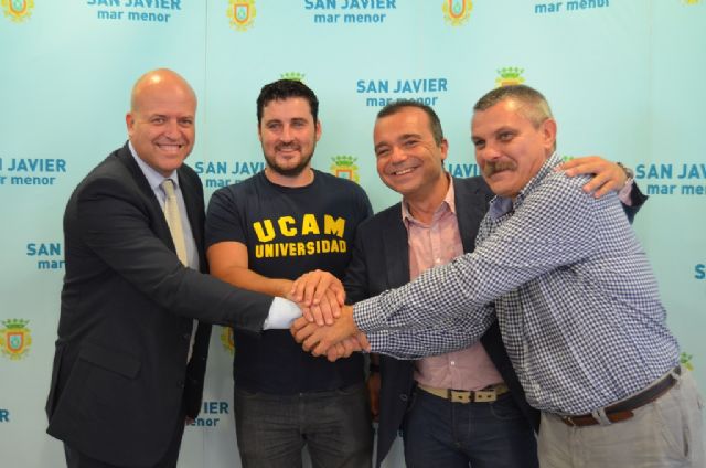 David Cal apadrinó ayer en San Javier el UCAM Escuela de Piragüismo Mar Menor - 2, Foto 2