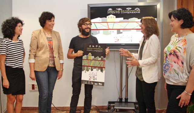 El artista lumbrerense FOD diseña el Cartel de las Fiestas Patronales de Puerto Lumbreras 2014 - 2, Foto 2