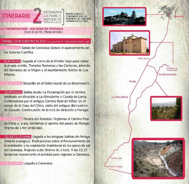 Turismo oferta una visita guiada por el Sitio Histórico de La Encarnación y las salinas de Periago - 1, Foto 1