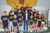 David Cal apadrin ayer en San Javier el UCAM Escuela de Piragismo Mar Menor