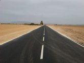 La Consejería de Fomento finaliza las obras de mejora de la carretera RM-E9 que une Balsapintada y Lobosillo