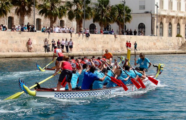 El Dragon Boat cartagenero se estrena en una cita internacional - 1, Foto 1