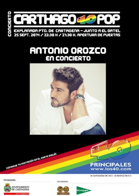 Cuatro horas hoy de la mejor música española en el Carthago 40 Pop - 3, Foto 3