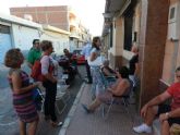 La portavoz municipal del PSOE visita el Barrio de las Molinetas para conocer sus necesidades a travs de los propios vecinos