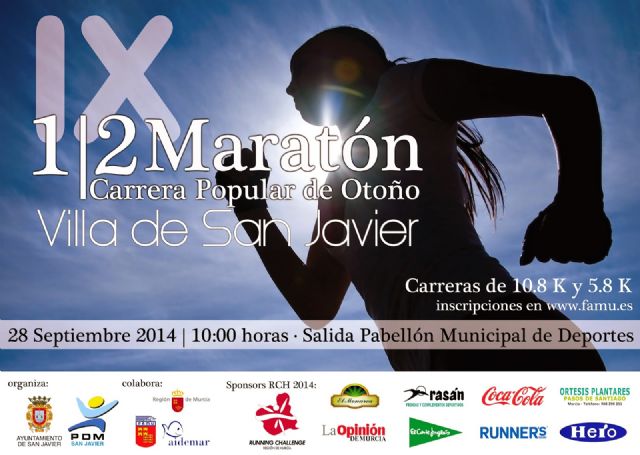 San Javier acoge el próximo domingo 28 de septiembre su novena Media Maratón que coincide con la IIII Carrera Popular de Otoño - 2, Foto 2