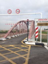 La Consejería de Fomento abre al tráfico el puente de Alquerías sobre el río Segura tras las obras de conservación y reparación