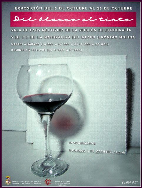 El grupo Clam Art expone en Jumilla su obra Del Blanco al Tinto durante el mes de octubre - 1, Foto 1