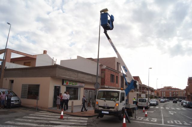 El Ayuntamiento de Totana sustituye 6.400 puntos de luz del alumbrado público para mejorar la eficiencia energética, Foto 2